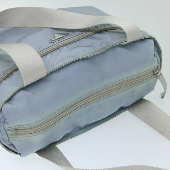 PRADA Tote Bag Nylon Light Blue - Picture 6 of 13